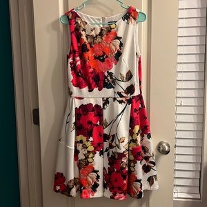 Roz & Ali dress, size 10 with floral pattern